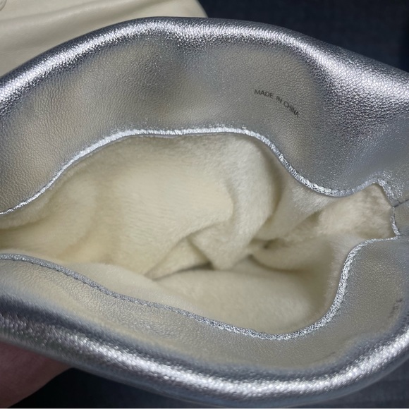 Charles David Elixir Cream and Silver Leather boots 5.5M - Picture 10 of 15